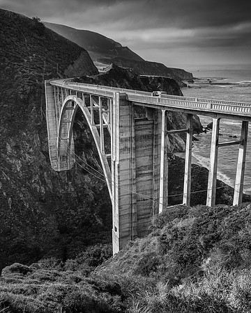 First Light on Bixby Bridge final