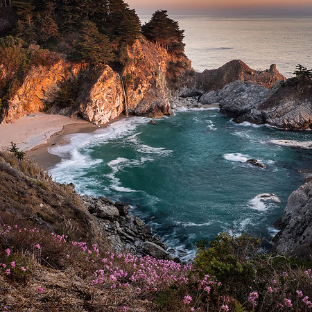 Square McWay Falls at Sunse final